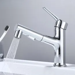 Bathroom Sink Faucets Pull-out Basin And Cold Faucet Counter Tap Wash