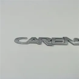 Dla Kia Carens Tylny bagażnik Chrome 3D Letter Badge Emblem Auto Tail Sticker258s