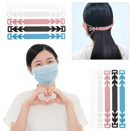 Bandanas 10pcs kapak kulak kancası aşınma ayarlanabilir toka halatı anti-kanca uzatma tutamakları giymek için