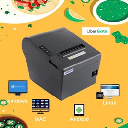 Printers 80mm Bluetooth WIFI Ethernet Receipt Bill Ticket Thermal Printer Compatible With Uber Eats And Mac Andoird234k