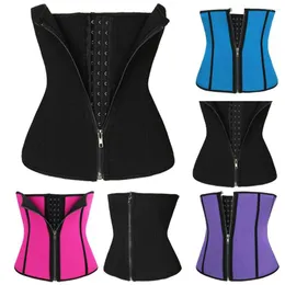 Women's Shapers 2023 Color Blocking Skin-Tight Garment Slim Waist Yoga Pants Abdomen Corset Adjust Zipper Girdle Body