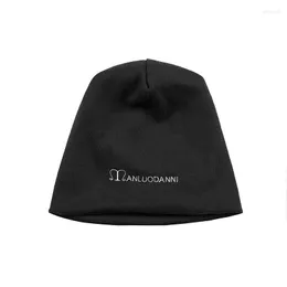 Men's Sweaters Manluodanni Hip Hop Black Men Hat Fashion Brand Solid Color Fisherman's Caps Autumn Casual Windproof Soft Adult Bonnet Hats