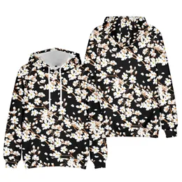 Herrtröjor tröjor y2k sakura mönster vinter grunge långärmad tröja casual hooded jacka streetwear 3 230731