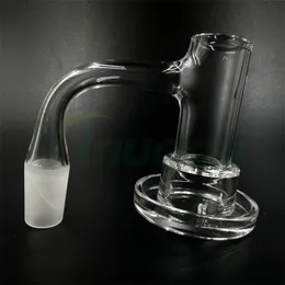 DHL Yinuoou 18mmOD Smoking Full Weld Quartz Charmer Terp Slurper Banger 10mm 14mm 18mm Bordo smussato Fumo Chiodi Per Dab Rigs Heady Glass Water Bong