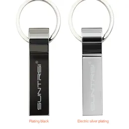 Metall USB Flash Drive med nyckelring USB 2 0 Vattentät skiva flashminne Stick Storage Drive High Speed ​​32GB341J