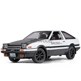 Diecast Model Cars 120 Начальные D Toyota Trueno AE86 Сплав Diecast Car Model Model Car Toys для детей взрослые отталкивают автомобили игрушки для игрушек Black Hood x0731