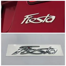 Fiesta ABS logotipo emblema do carro tampa traseira do porta-malas decalque adesivo crachá para acessórios automotivos Ford Fiesta 252i