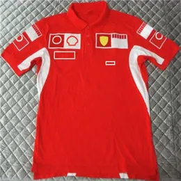 F1 Сезон автомобилей вентилятор Polo Prolo Shirt Men and Women Team Commine Совместный костюм с коротким рукавами
