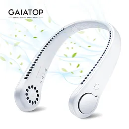 Outro ventilador de pescoço portátil GAIATOP usb recarregável sem lâmina mini ventilador de resfriamento silencioso portátil neckband wearable ventilador elétrico para viagens esportivas 230729