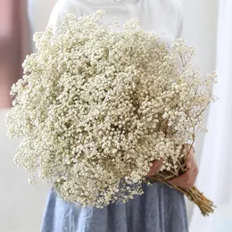 Decorative Flowers Wreaths Natural Fresh Dried Preserved Gypsophila paniculata Babys Breath Flower bouquets gift for Wedding Decoration Home Decor 230731