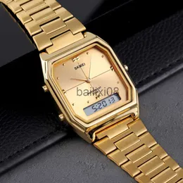 Andra klockor Sport Watch Men Top Brand Luxury Dual Display Electronic Quartz Wrist Watches Male Clock för Man Reloj Hombre Skmei Montre Homme J230728