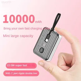 Banki zasilania telefonu komórkowego 10000MAH Power Bank Portable PD20W Szybkie ładowanie Warbanka Zewnętrzna ładowarka akumulatorów kompatybilna z iPhone'em Huawei L230731