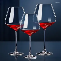 Copos de vinho valor para o dinheiro 400-700 ml cálice simples moda requintado copo de vidro multiuso vermelho banquete família bar festival utensílios de bebida