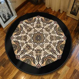 Dywany Mancha lo bohemian styl hipisowy dywan bez poślizgu Dekoracja domu dywan retro styl etniczny projekt sypialni dywan R230731