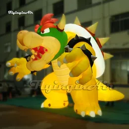 Cudowny duży nadmuchiwany Bowser King Koopa Evil Turtle Cartoon Model z Blower for Event Show