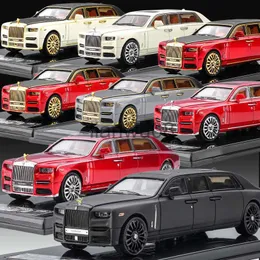 Diecast Model Cars SC 164 Rolls Phantom Mansory Model Car Diecast Vehicle with Acrylic Box Collection Hobby Gift for Children Boys Girls Adults x0731
