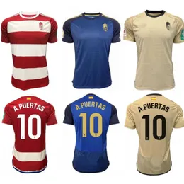 2023/24 Granada Soccer Jerseys 2024 Uzuni A.Puertas Boye Maillots de Foot Shirt Mens C.Neva Callejon Villar Weissman Football Uniform