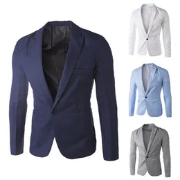 Mens Suit Blazers Autumn Blazer Suit 8 Colors Male Business Jackets Coat Fashionable Whiteblackgrey M3XXXL 230731