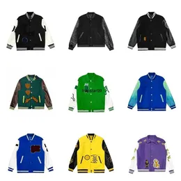 Mens Jacket Varsity Jacket Casual Baseball Coat Couples Letterman Outwear Coats High Street Casual Print Top S M L XL