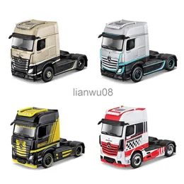 Diecast Model Cars Maisto 164 MB Actros 1851 Big Rig Vehicle Series Die Die Cast Collectible Hobbies Motelcycle Model Toys X0731