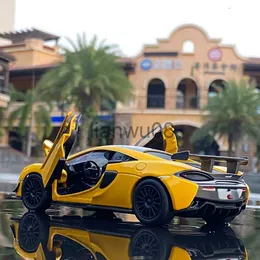 Diecast Model Cars 132 McLaren 570S Alloy Sports Car Model Diecasts Metal Toy Vehicles Car Model Simulation Sound Light Collection Childrens Gift x0731