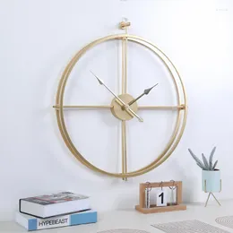 Wall Clocks Large Clock Brief Mute Modern Design For Luxury Home Living Room Decoration Ornament Crafts Watche Decor