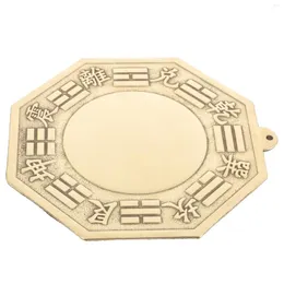 Garden Decorations Concave Mirror Evil Exorcism Ornament Wall Hanging Decor Adorn Chinese Style Trigrams Pure Copper Blessing Pendant