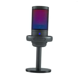 Microfones Condensador Mic Multifuncional Mount Sólido Resistente Studio Gaming Microfone para Gravação de Música Podcasting Vocais