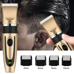 Electric Shavers Electric Hair Trimmer Shaver Home Trimmers For Men Hair Clipper Professional Rechargeable Shavers Barber Hair Cutting Machine 231031