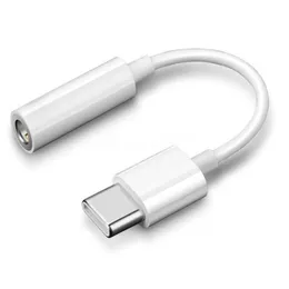 유형 C ~ 3.5mm Aux 어댑터 3.5 Huawei Xiaomi Redmi Poco Sumsang LG B1 용 잭 오디오 케이블