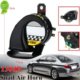 Ny Universal DC 12V 130DB 4A Motorcykel Snail 510Hz Air Horn Super Houd Loud For Car Truck Boat Motorcykel Vattentät högtalare