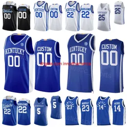 Kentucky Wildcats Basketball Jerseys College 23 Jamal Murray 25 PJ 14 Tyler Herro 5 Kevin Knox Shai Gilgeous-Alexander Sewing Men Kamena