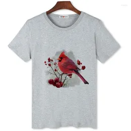 Camisetas para hombres Bgtomato Camiseta especial Red Bird Red Tops Casual Tops original Hip Hop Tees