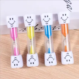 Novelty Items 3 Minutes Sand Timer Clock Smiling Face Hourglass Decorative Household Kids Toothbrush Gifts Christmas Ornaments DBC ZZ