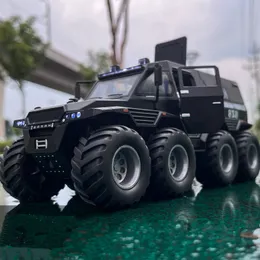 Diecast Model 1 24 Russia Conqueror Shaman 88 Tire Alloy Armored Metal Toy Offroad Vehicles Children Gift 230331