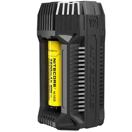 100％本物のnitecore V2 QC充電器デジダーガー高速インテリジェントデュアル2スロットUSB 3A CAR CAR VAPING CHARING IMR 18650 21700 20700 LI-IONバッテリー対UI2 UM2 D2 SC2 I2 Q2 D2