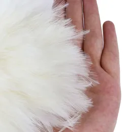 Piume di pollo naturali bianche Artigianato Creazione di gioielli Accessori per legare mosche 4-6 "Piume di sella di gallo Decorazione di nozze