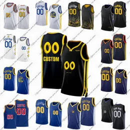 Custom Printed 24 New Jokic Basketball Jerseys Stephen Curry Klay Thompson Chris Paul Andrew Wiggins Draymond Green Jonathan Kuminga Moses Moody Gary Payton II