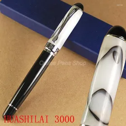 Jinhao delicado de mármore metal clássico roller bola caneta hf009