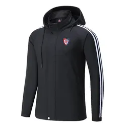 Cagliari Calcio Herrenjacken, warme Freizeitjacken im Herbst und Winter, Outdoor-Sportarten, Kapuzen-Freizeit-Sportshirts für Männer und Frauen, Jacken mit durchgehendem Reißverschluss