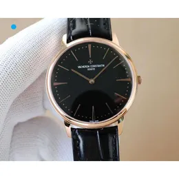 Vachernos Constantins Formalny zegarek mechaniczny Klasyczne luksusowe zegarki na nadgarstki V 81180 Luksu 40 mm Wysokiej jakości Zwięzły Stalizny FirstChoice Prezent Out Out Movement Watch