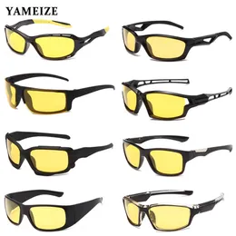 Sunglasses Frames YAMEIZE Anti Night Vision Glasses For Driving Men Polarized Women Driver Yellow Lens Sports Goggles 231101