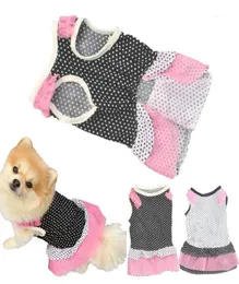 2019 verão vestido de cachorro roupas para cães de estimação para pequeno vestido de casamento saia roupas de cachorro primavera moda jean roupas para animais de estimação xsl12289744