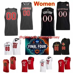 NCAA College College Basketball Jersey 2022 Final Four 10 Hailey Van Lith 21 Emily Engstler 14 Kianna Smith 44 Olivia Cochran 23 Chelsie Hall 22 Liz Dixon