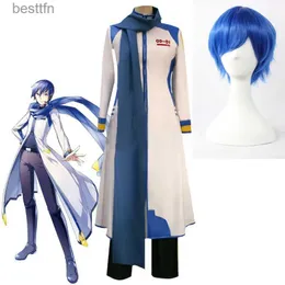 Костюмы аниме Аниме Kaito Косплей Come And Wig Virtual Singer Miku's Elder Brother Stage Comes Kaito Forla ClothesL231101