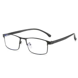Okulary przeciwsłoneczne pary wysokiej jakości stopu full-rim prostota silikonowe podkładki nosowe wygodne biznesmenowie czytanie okularów 0,75 1 1,5 2 do 4Sunglas
