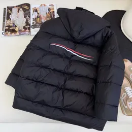 Дизайнерский пуховик Парки Пальто для мужчин Женская куртка большого размера Верхняя одежда Зимняя ветровка с капюшоном Классический жилет с буквами Дауны Топы SML
