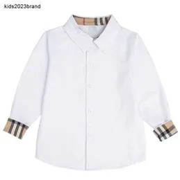 New Big Boys Casual Shirts Cotton Kids Plaid Long Sleeve Shirt Spring Autumn Children Turn-Down Collar Shirt Child Tops 3-12 Years