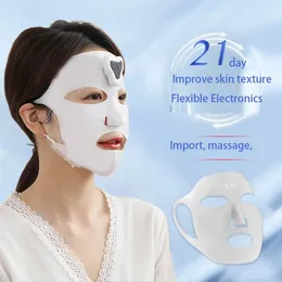 Instrumento de beleza facial hidratante essência introdutor doméstico eletrônico senhora máscara de beleza massagem facial para máscara facial