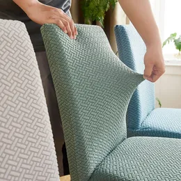 Stol täcker elastisk täckning för universell storlek Big House Seat Seatch Lving Room Chairs Home Dining 231101